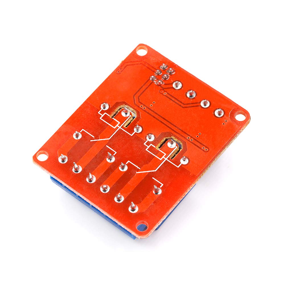 5PCS 2 Channel 12V Relay Module with Optocoupler High or Low Level Trigger Expansion Board for Raspberry Pi Arduino