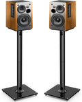 PERLESMITH Universal Floor Speaker Stands for Surround Sound up to 22LB, 27.56 Inch Bookshelf Speaker Stand for Klipsch, Polk, Yamaha & Other Large Satellite, Bookshelf Speakers, Studio Monitors,1 P