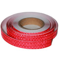 Reflective Tape Red 1 inch, Outdoor Waterproof High Visibility Warning Industrial Marking Tape, Safety Stickers (68 feet)
