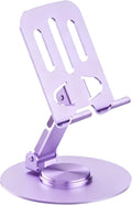 Universal Cell Phone Stand- [720° Rotation & Dual Fold] Ajustable Phone Holder, Heavy Duty Stable Portable Office Desk Accessories, Compatible with iPhone 17/16/15 Pro Max Air