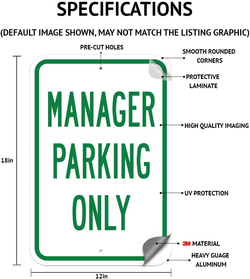 Loading Zone with ''p'' No Parking Symbol Sign 12" X 18" Heavy Gauge Aluminum Signs