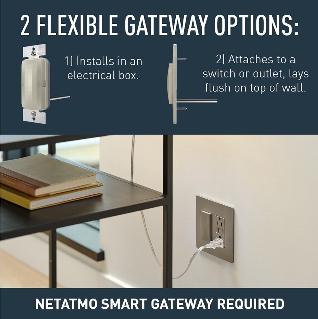 Legrand Radiant WNRL50NI Smart Tru-Universal Dimmer with Netatmo, Compatible with Alexa, Google Assistant & Apple HomeKit, Nickel (1 Count)
