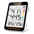 Temtop Air Quality Monitor Indoor Thermo-Hygrometer - PM2.5, AQI, Temperature, and Humidity Meter for Home, Office, or School, Air Quality Measurement, 60-Day Battery Life, S1 UP, 30-Pack