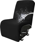 Easy-Going 100% Waterproof Recliner Cover Additional Seat Cover for Reclining Couch, Stretch Sofa Covers Washable Furniture Protector for Kids & Pets, 1 Seat, Black