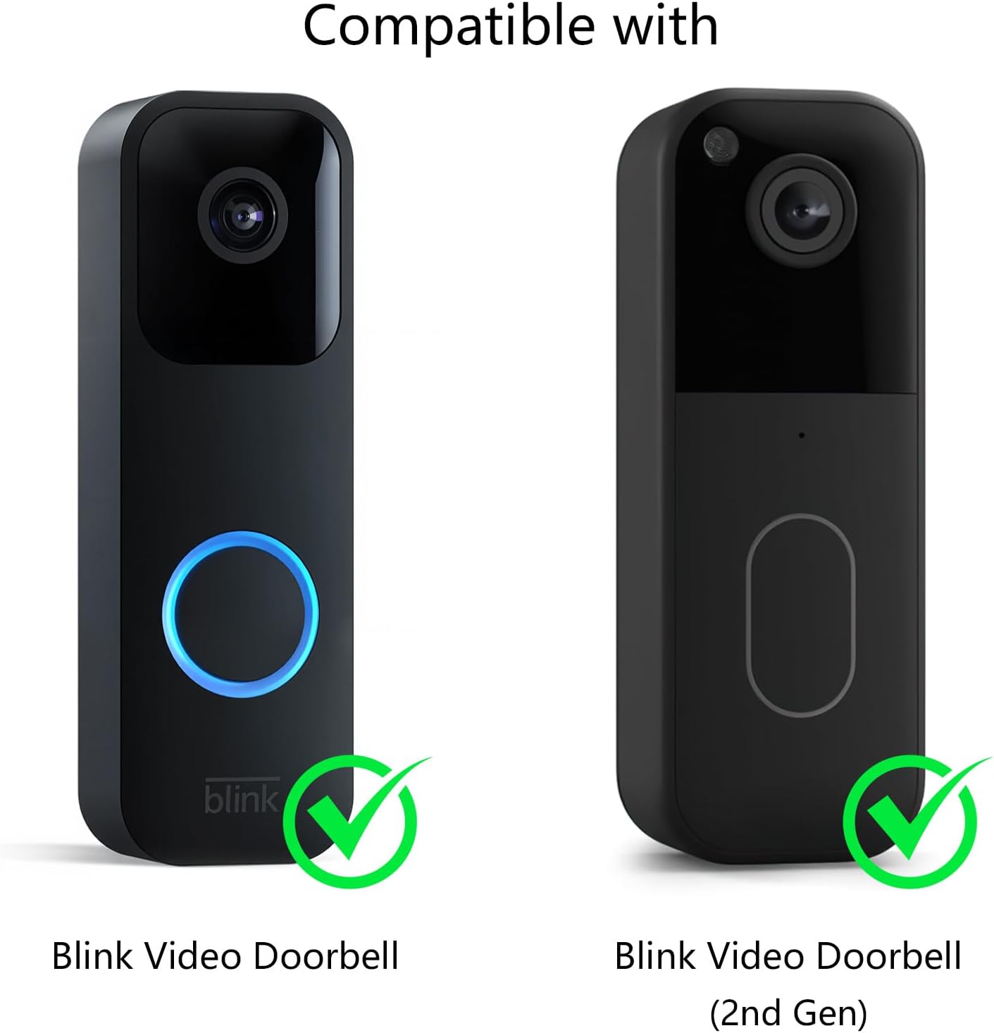 Wireless Doorbell Chime - Compatible with Blink Video Doorbell and Blink Video Doorbell (2nd Gen) (1 Video Doorbell Extender 1 Receiver）