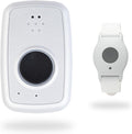 ADT - On-The-Go Mobile Medical Alert System for Seniors - GPS Capabilities, Included Waterproof Wearable Panic Button, 24/7 U.S. Based Monitoring (White Wristband)