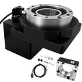 Hollow Rotary Actuator Ratio 10:1 Hollow Rotating Table Precision Rotary Reducer High Accuracy Hollow Rotary Platform for NEMA23 6.35mm 8mm Shaft/60 mm Servo Motor 14mm Shaft Alternative Cam Indexer