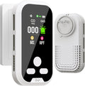 4-in-1 Carbon Monoxide & Natural Gas Detector, Plug-in CO and Gas Alarm with Battery Backup, Digital Display for CO, Gas, Temperature & Humidity, Home & RV Safety Device