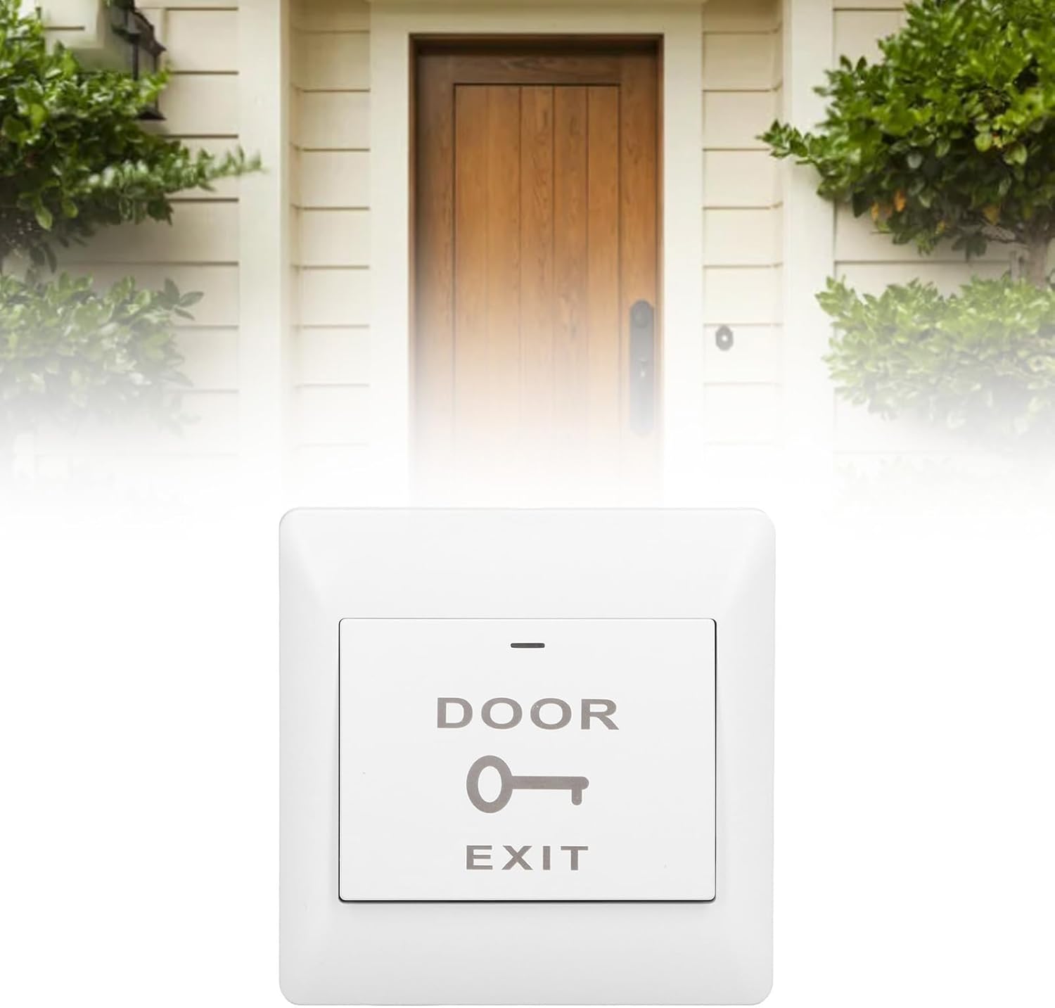 Push Button Door Release, Smart Door Switch Panel Push to Exit Button Release No or Com Switch Panel Auto Reset Wifi App Remote Voice Control