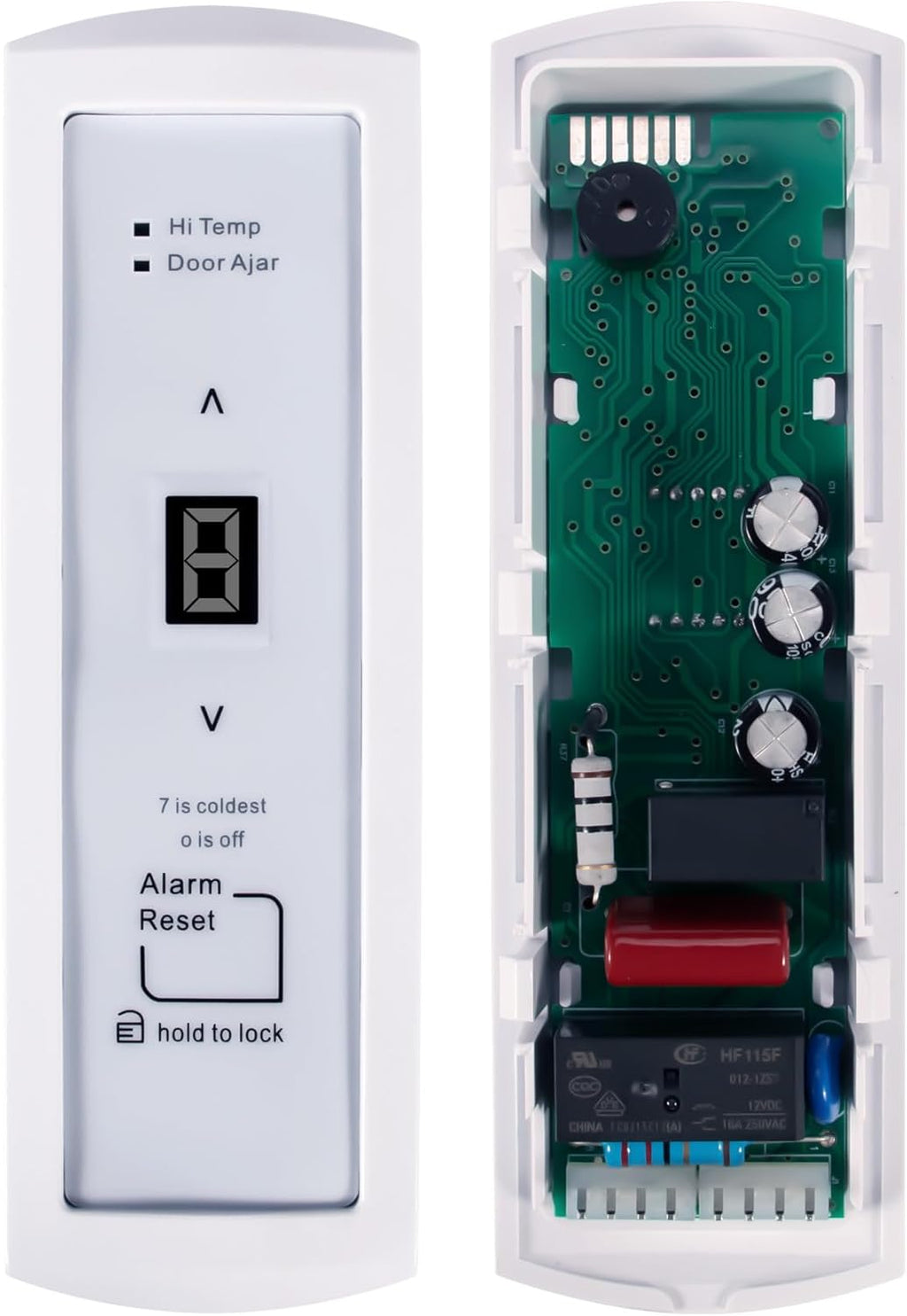 Upgraded 297370600 Freezer User Control Display Board Assembly Compatible with Frigidaire & Crosley -Replaces 297241800, 297366100, 297345500, 2020880, PS3502428 Refrigerator Electronic Control Board