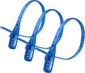 Zip Tie Lock Adjustable Cable Lock for Kids Bike, Helmet, Fridge Cabinets, Drawers, Fences, Toolboxes, Bike Rack, Suitable for Adult, Child, Kid, Baby. 3 Pack (Blue)
