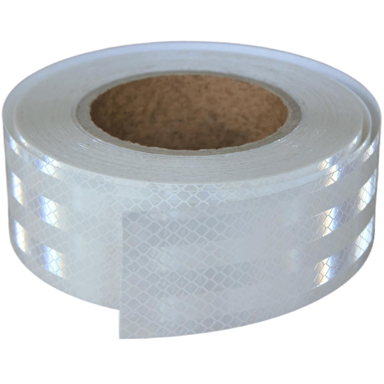 Non Fading White Reflective Tape Outdoor Waterproof 2 inch, High Visibility Warning Industrial Marking Tape,Safety Stickers (68 feet)