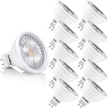 5W MR16 LED Landscape Light Bulbs, Low Voltage 12V 50W Halogen Replacement for Outdoor Landscape Spotlight and Track Light, GU5.3 Bi-Pin Base, Daylight White 4000K, Non-Dimmable, (Pack of 10)