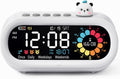 Mooking Digital Visual Timer for Kids, Large LED Digital Alarm Clock for Bedrooms, Rechargeable 199-Minute Silent Countdown Timers, Focus & Smoother Routines, Fitness Baking Studying Teaching