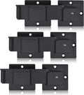 7.5" Flip Gate Latch Lock with Padlock Hole 3Pack, 4mm Heavy Duty Aluminum Alloy Adjustable Door Latch for Sliding Swing Open Door, Outdoor Gate, Wooden Fence, Barn Door, Shed, Garage, Yard