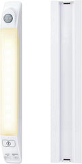 LUXSWAY LED Motion Sensor Light Indoor, Dimmable Under Cabinet Lights, Manual ON/Off, Battery Operated Closet Lighting Bar, Shelf Light, Stick-on Anywhere Night Lighting for Kitchen Wardrobe Pantry