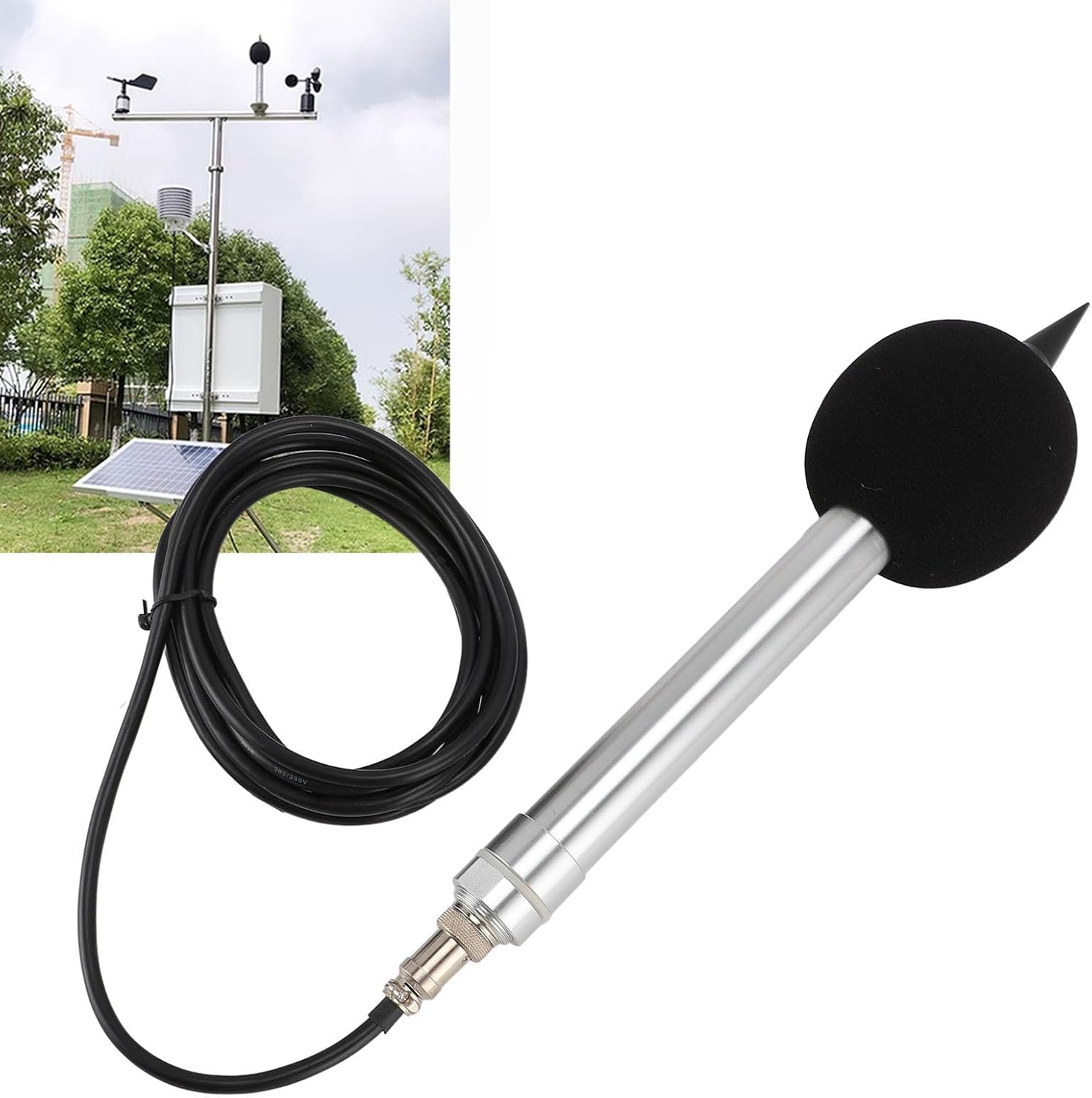 Pilipane Noise Sensor 30-130dB Omnidirectional Environment Sound Level Meter for Industrial DC9-30V (YGC-ZS-KV-V2)