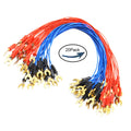 20pcs Circuit Wire connectors:Science Wire Used for Battery Holder/Knife Switch/Bulb Holder Electricity Connection,Great for Demos Teaching Basic Principles of Electricity