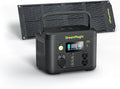 Greenmagic Portable Power Station 330W, BG330A Solar Powered Generator with 60W Solar Panel, 120V Pure Sine Wave AC Outlet Charging Lithium Battery for Outdoor Camping Travel Home