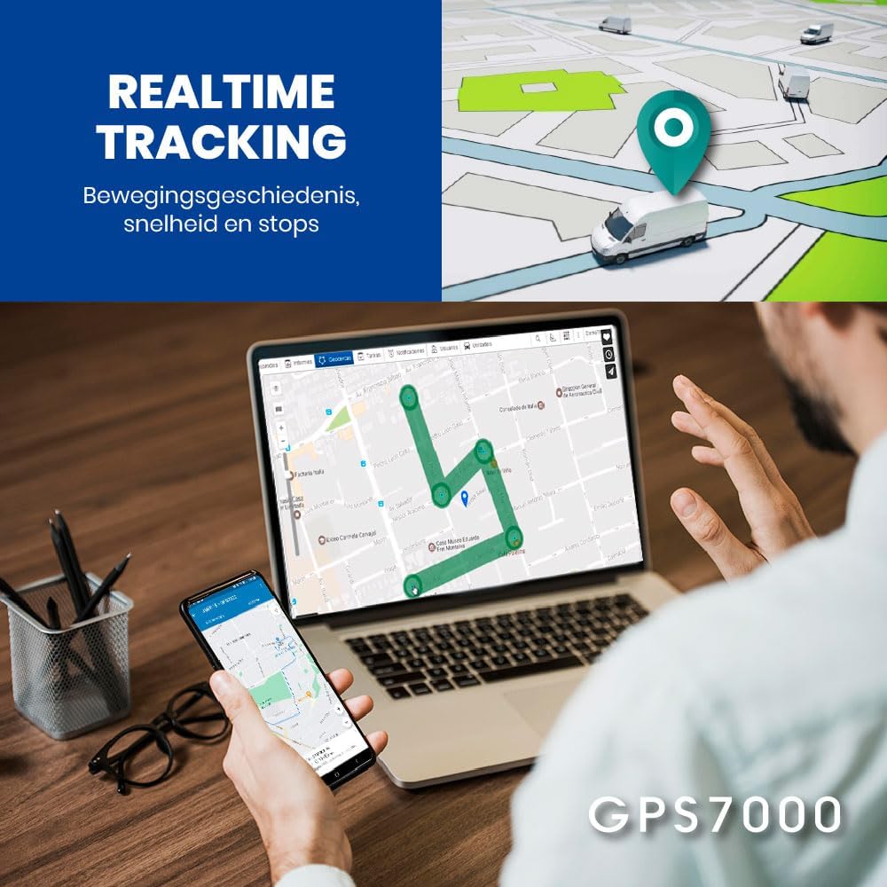 GPS7000 Hidden Vehicle GPS Tracker for Vehicles | 2 Years Service Included | 4G Car GPS Tracker Device | Easy Self-Installation | Real-Time Vehicle Tracking | Optional Renewal, No Mandatory Fees