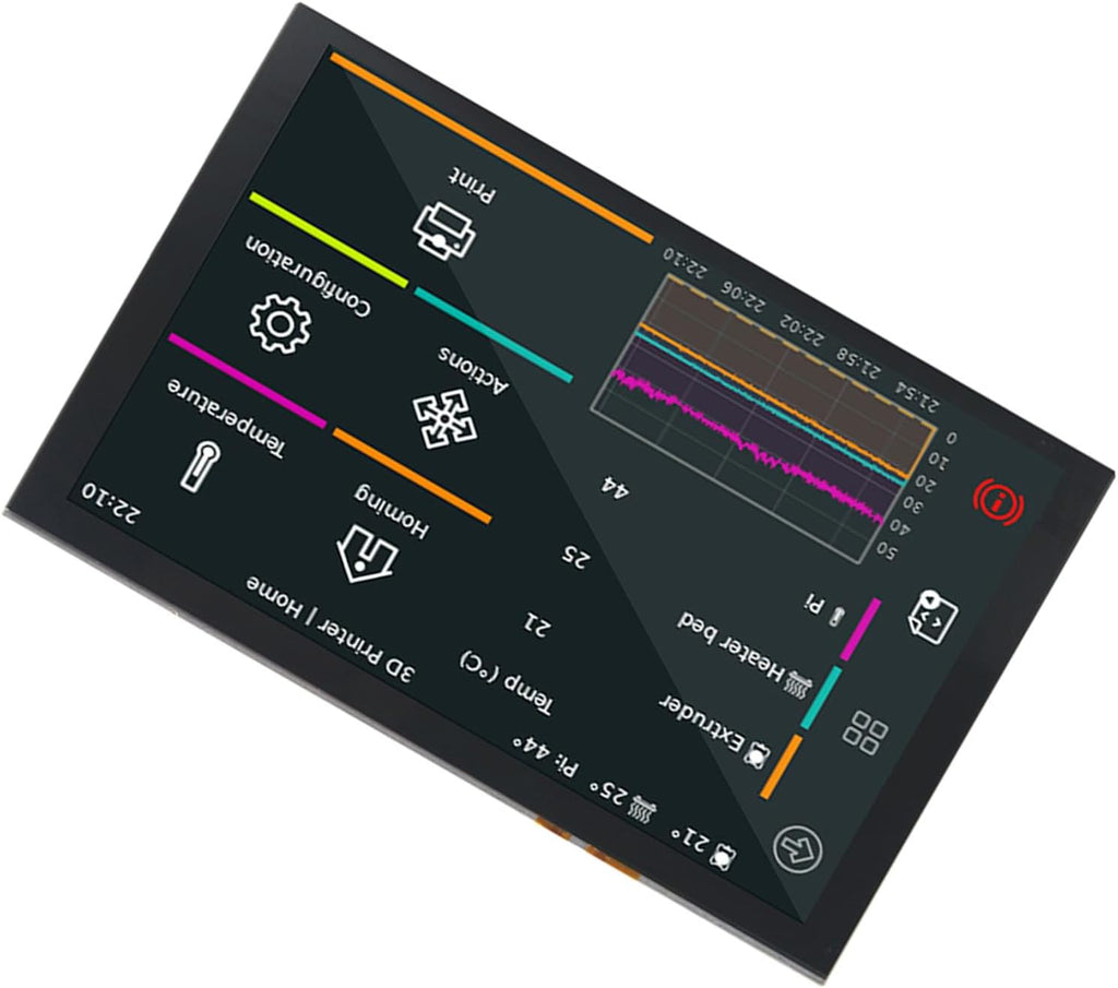 5 Inch DSI IPS LCD Touchscreen Display 800x480 Resolution 5 Point Capacitive Touch Panel Compatible with Boards for DIY Electronics Projects