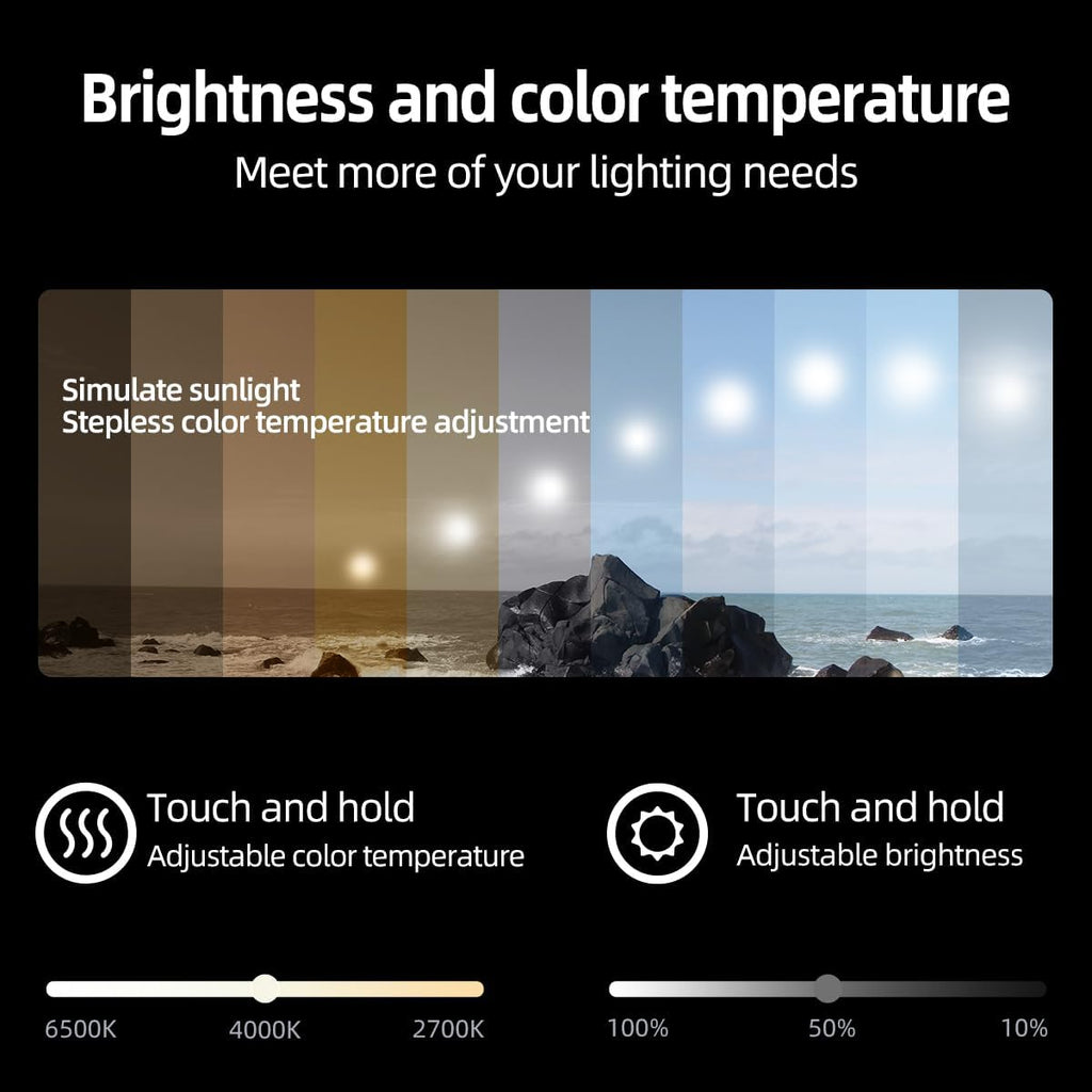 40" x 24" Oval Backlit Bathroom Mirror with Lights, Pill-Shaped LED Lighted Vanity Mirror for Wall, Anit-Fog, Stepless Dimmable, Memory Function, Frameless Smart Mirror, Shatter-Proof, CRI≥93