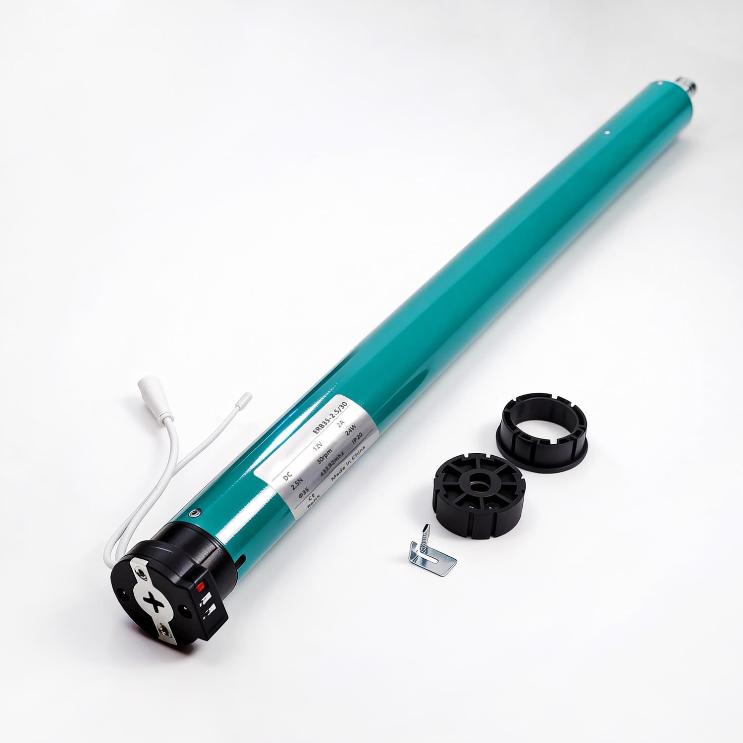 Rollerhouse 2” Heavy Duty Large Roller Shade Motor DC12V, 2.5N.m Torque, Compatible for 2" (50mm) Shade Tube，DIY Motorization Kit
