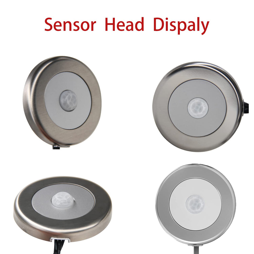 VST Motion Sensor Light Switch, IR Sensor, Led Light Automatic Door Switch for Closet Light Under Cabinets Counters Wardrobes with 12V JST Male and Female Connector (DC 12/24V)
