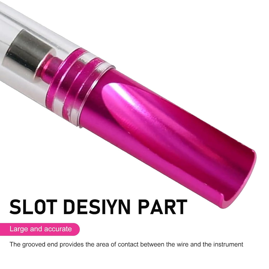Spark Ignition Tester Pen, Non-disassembly Testing Spark Plug Tester with Wider Slotted End, Faults Diagnostic Tool with Portable Pen Clip, Universal Wires Coil Detection Tool (Transparent)