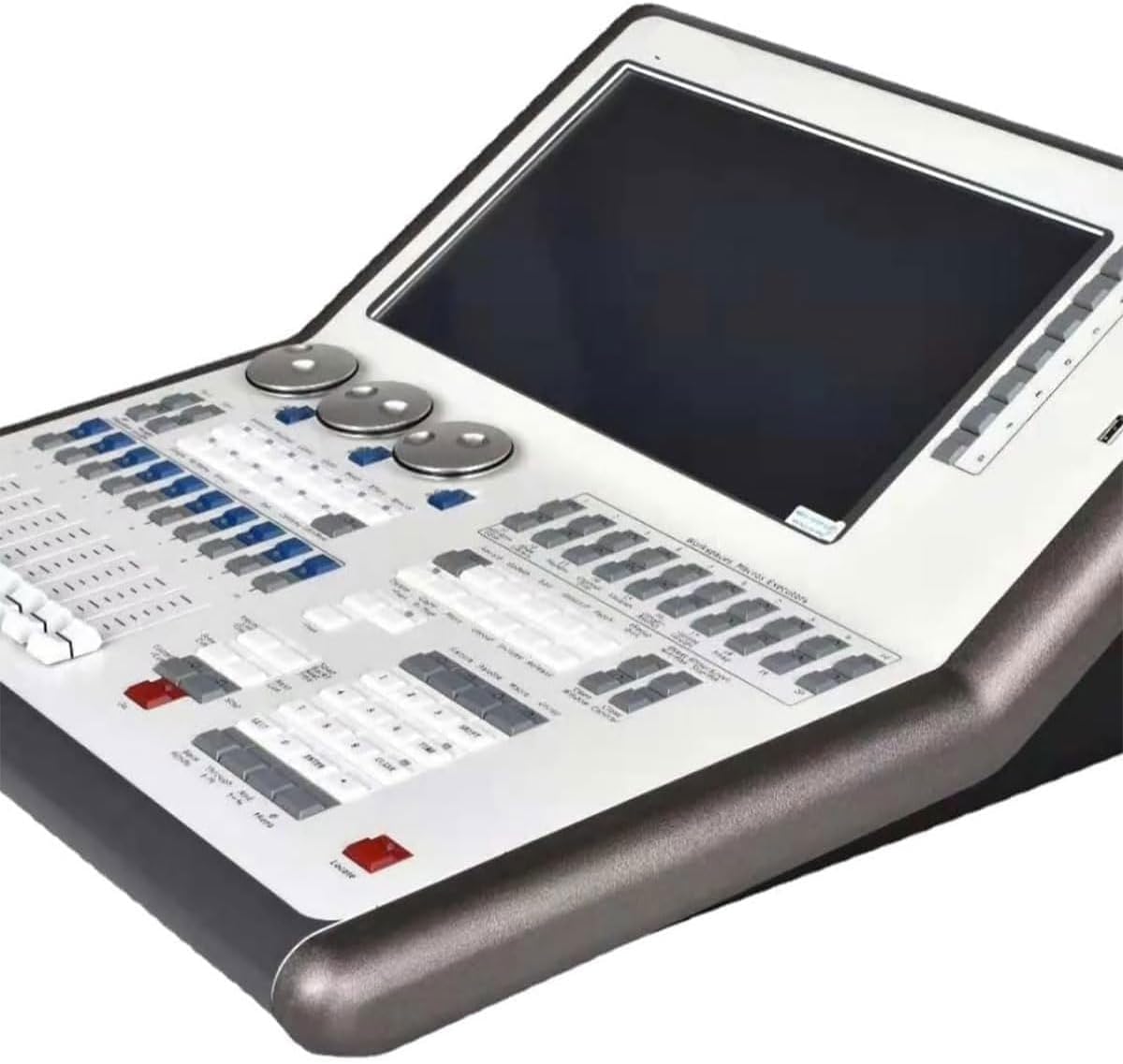 14.1" Professional DMX512 Lighting Controller, 2048 Channels, 4 DMX Outputs, Supports Art-net & Titan-net, Perfect for Light Shows & Events