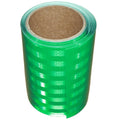Non Fading Green Reflective Tape Outdoor Waterproof 6 inch, High Visibility Warning Industrial Marking Tape, Safety Stickers (11 feet)