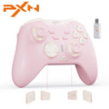 PXN P5 Wireless Gaming Controller, Hall Effect Joystick, 2.4G PC Gaming Controller, Hall Triggers, Dual Vibrators, APP, POM, Wake-up, 4-Macro, 3-Mode(2.4G/BT/SW), for PC,Switch,Android,iOS