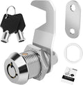 5/8' Cabinet Cam Lock Keyed Alike, Hook Cam, Tool Box Lock for RV Storage Compartment Door Tool Cart Mailbox with Manual, Zinc Alloy (1 Pack)