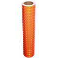 Orange Reflective Tape Outdoor Waterproof 12 inch, High Visibility Warning Industrial Marking Tape, Safety Stickers (11 feet)