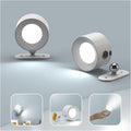Koopala 2PACK LED Wall Lamps with Rechargeable Battery Operated, Wall Mounted Lights with 3 Brightness 3 Color Temp Removable Charging 360°Rotate Magnetic, Cordless Wall Sconces for Reading Bedside