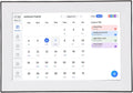 ASHATA 10.1 Inch Smart Digital Calendar, Touchscreen Family Planner with Chore Chart Meal Planner Auto Sync for Outlook, for iCloud, for Home Office Wall Mountable (US)