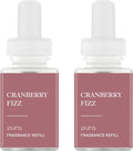 PuraHome Scent Refill - Smart Home Air Diffuser - Up to 120-Hours of Luxury Fragrance per Refill - Home Essential - Clean & Safe Diffuser Fragrance - 2 Pack, Cranberry Fizz