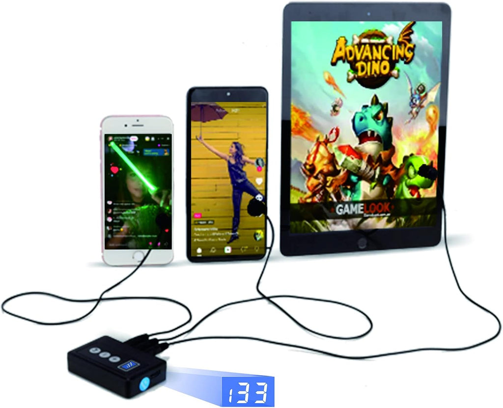 Auto Clicker for iPhone iPad：Screen Device Automatic Tapper for Android IOS，Simulated Finger Continuous Clicking, Adjustable Speed Physical Clicker，Suitable for Gameing Reward