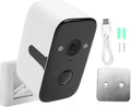 Pan Tilt Security Camera, 2K HD with Magnetic Mount, Wireless WiFi and No Monthly Fee, 5200mAh Battery for Easy Indoor Outdoor Installation