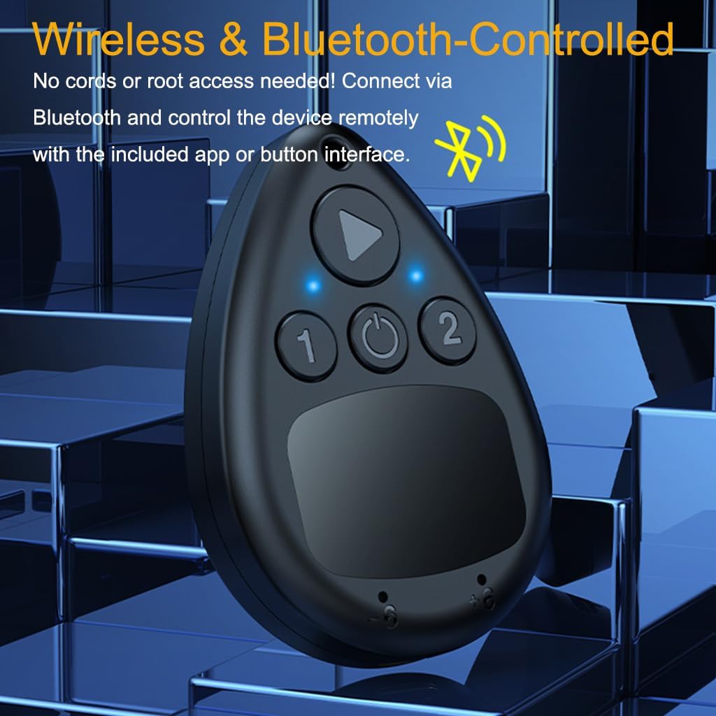 Wireless Mobile Phone Screen Auto Clicker – Adjustable Speed, Silent Operation, No Root Required – Auto Touch Clicker for Android & iOS Devices, Game & App Automation Tool by BLUECC (1 dragging 2)