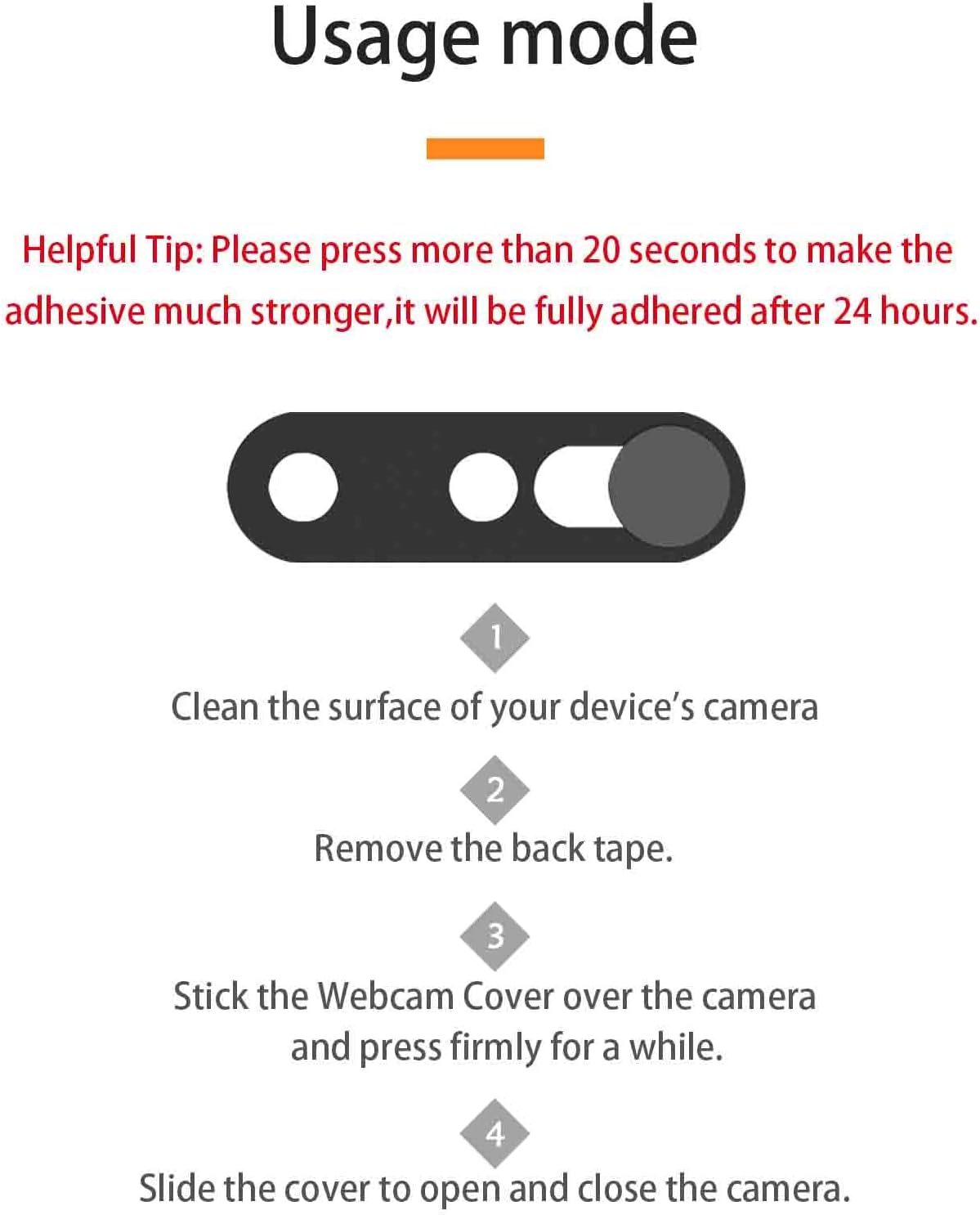 Front Camera Cover Compatible for 14 Pro/iPhone 14 Pro Max with Rear Lens Cover,Protect Privacy and Security But Not Affect Facial Recognition（2Pack）