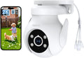 Noorio 2K Security Camera Outdoor 360° Pan/Tilt, Two Way Talk Wired Outdoor Camera for Home Surveillance, 24/7 Recording, Color Night Vision, Cloud & SD Card Storage, Compatible with Alexa, 2.4G WiFi
