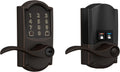 Schlage FE789WB CAM 716 Acc Encode WiFi Accent Lever Smart Lock, Keyless Entry Touchscreen Door Lock with Camelot Trim, Aged Bronze