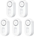 GoveeLife Water Leak Detector 5 Pack with 105dB Adjustable Alarm, Water Alarm with Dual Sets Sensor Probes Leaks and Floods. Suit for Home, Basement, and Kitchen(Cannot Connect to Wi-Fi Directly)