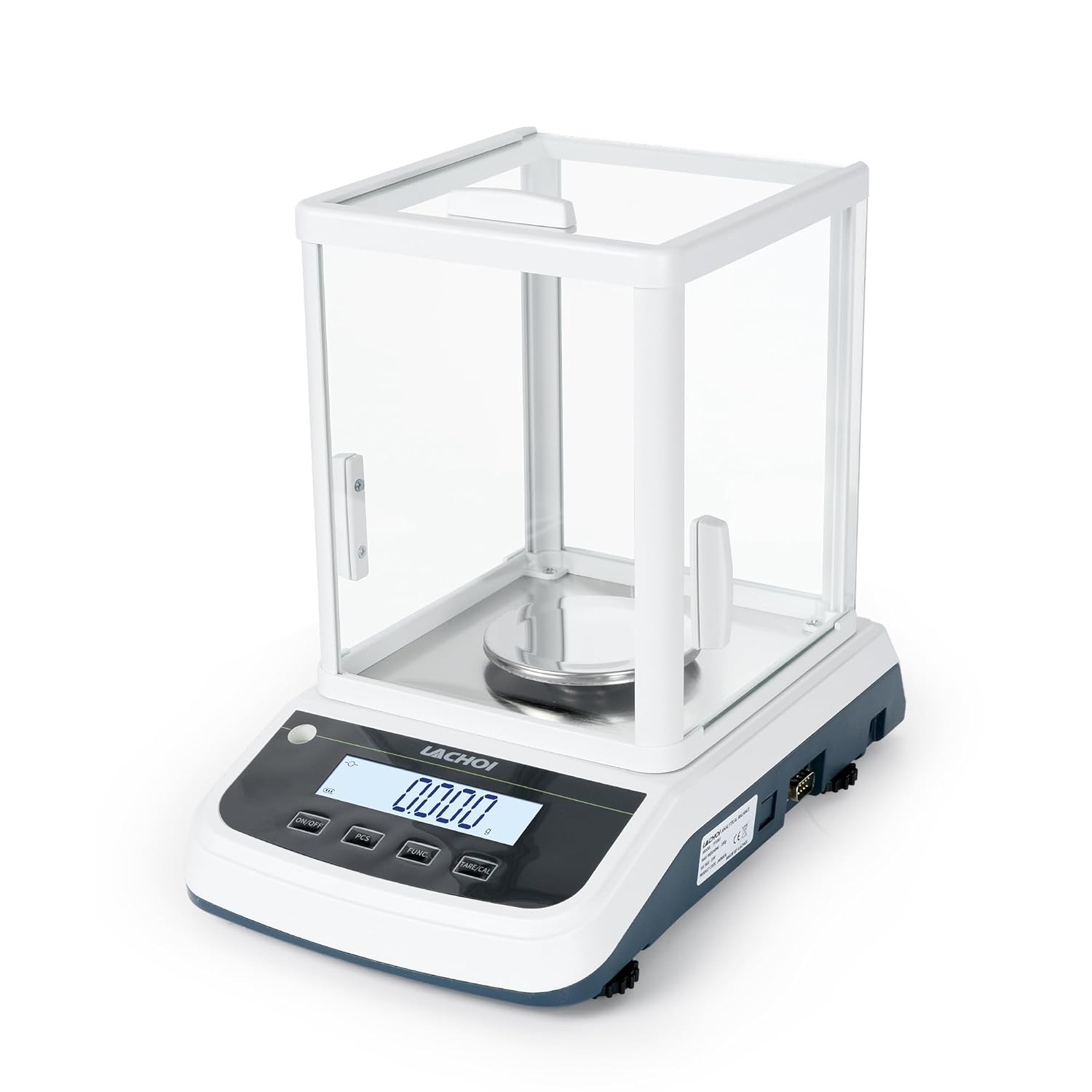 Lab Analytical Balance 500g×0.001g Accuracy Digital Lab Scale Laboratory Analytical Balance with Windshield Jewelry Scale RS232 Interface (0.001g*500g)