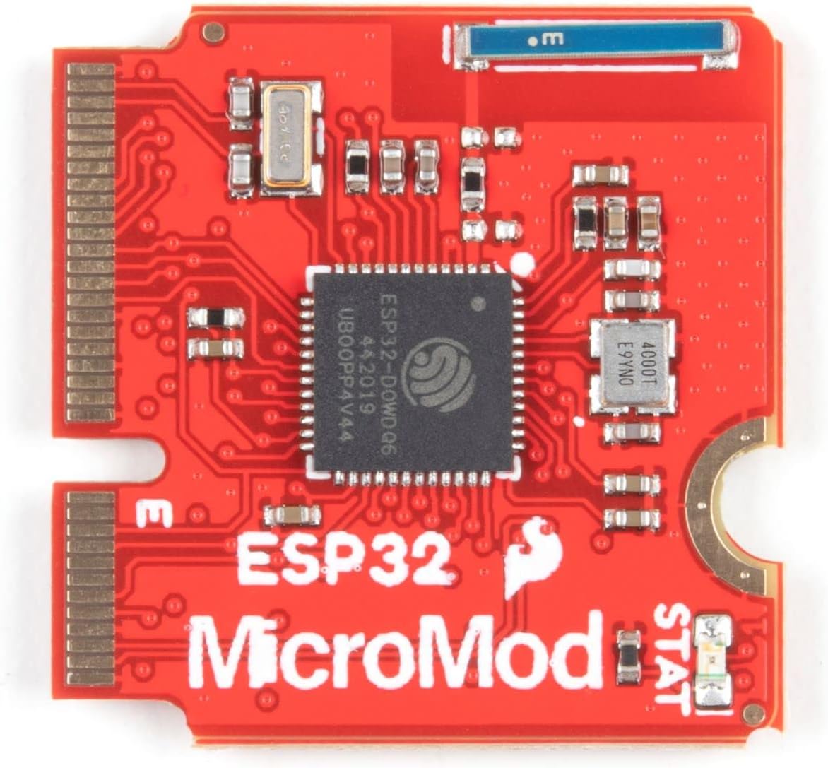 SparkFun MicroMod ESP32 Processor - Modular Interface Ecosystem That Connects ESP32 microcontroller/Processor Board to Various/Carrier Board peripherals
