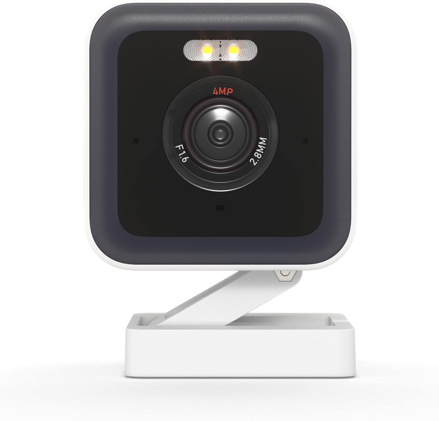 WYZE Cam v3 Pro Wired 2K Outdoor/Indoor Wi-Fi Camera for Home Security, Pet Baby Kids Elderly Monitoring, Edge AI, Color Night Vision, Spotlight Camera, Works with Alexa & Google Assistant, White