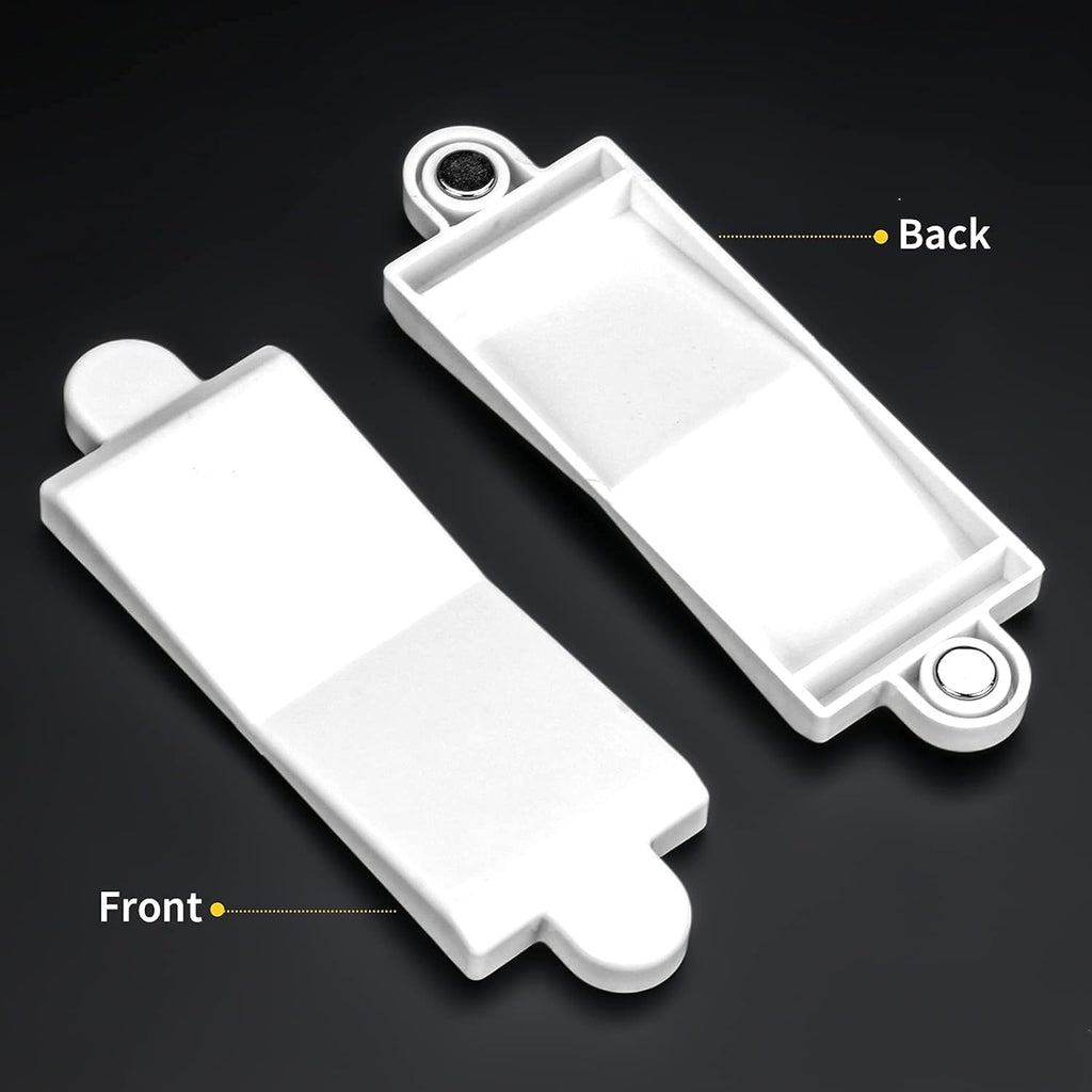 Magnetic Light Switch Guard Cover- PSZEZNZ Light Switch Outlet Covers for Flat Modern Wall Switches-Child Safety Protection(White,4 Piece)
