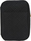 JTLB Portable Jewelry Organizer Travel Case with Clear Bags for Earrings, Necklaces - Compact Storage Roll in Black