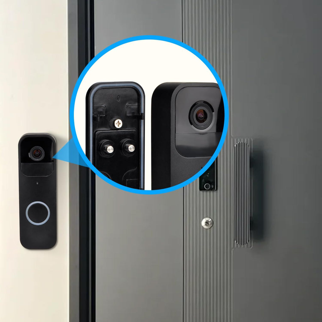Blink Doorbell Backplate Replacement, Blink Doorbell Back Plate,Backplate Compatible with Blink Video Doorbell, Blink Doorbell Mounting Plate with Blink Key Replacement (2pack)